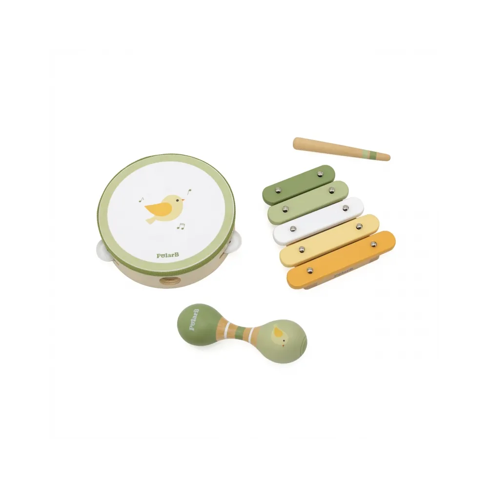 Kolorowy zestaw instrumentów muzycznych dla dzieci