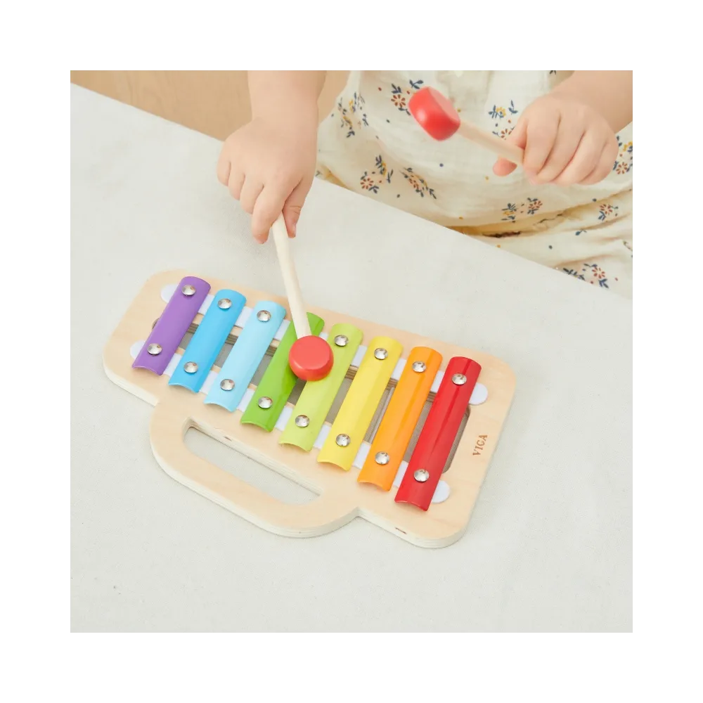 VIGA Cymbalki Drewniany Ksylofon – Odkryj Muzyczny Talent Swojego Malucha!
