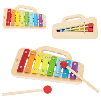 VIGA Cymbalki Drewniany Ksylofon – Odkryj Muzyczny Talent Swojego Malucha!