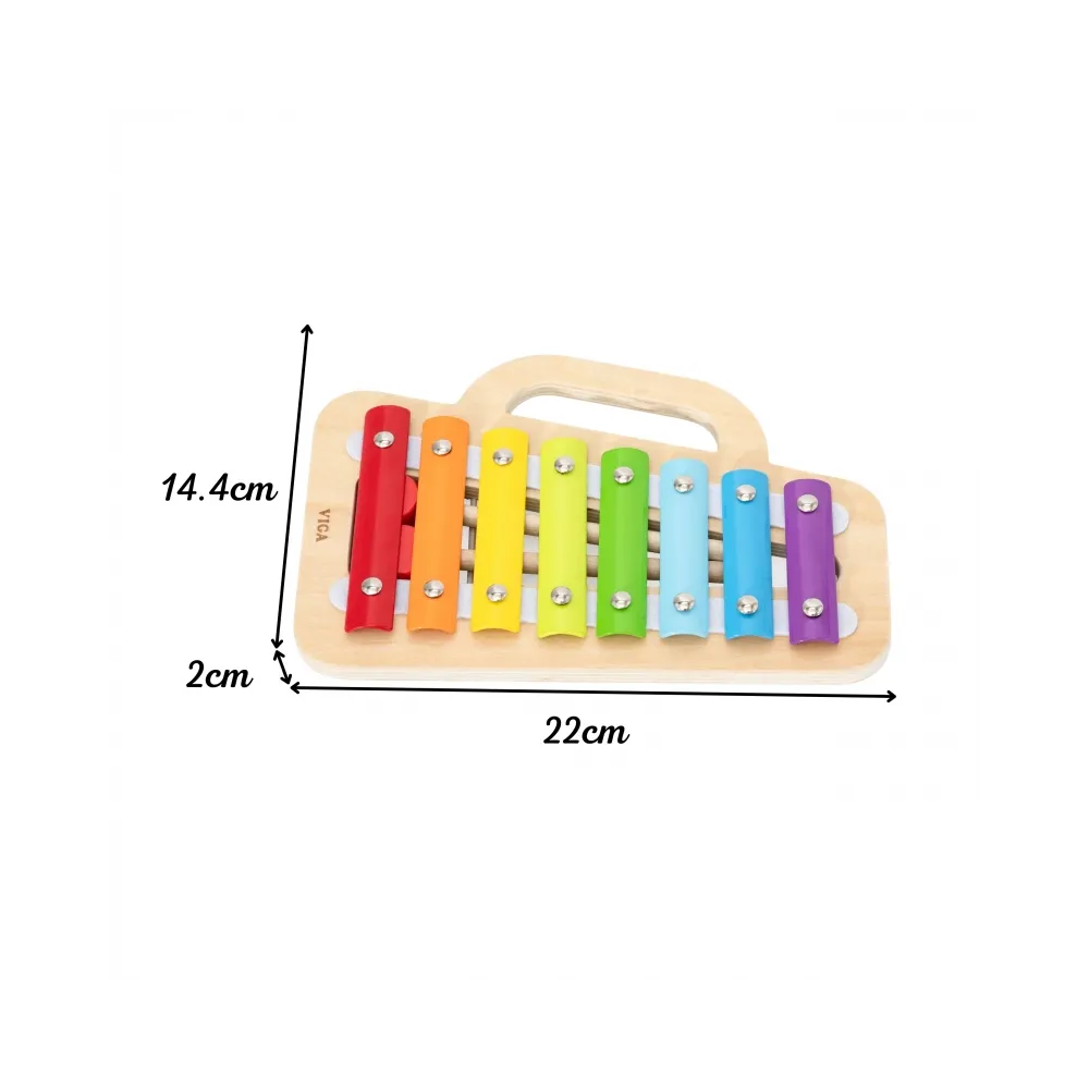 VIGA Cymbalki Drewniany Ksylofon – Odkryj Muzyczny Talent Swojego Malucha!