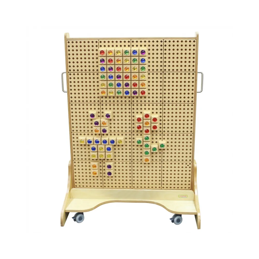 MASTERKIDZ Drewniana Tablica STEM Wolnostojąca