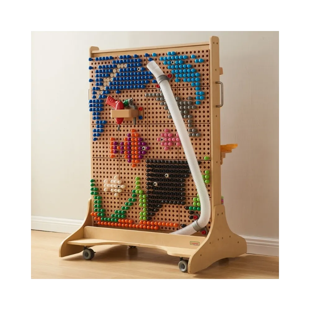 MASTERKIDZ Drewniana Tablica STEM Wolnostojąca