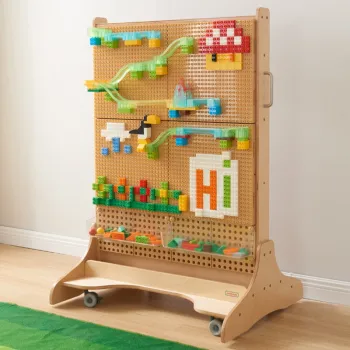 MASTERKIDZ Drewniana Tablica STEM Wolnostojąca