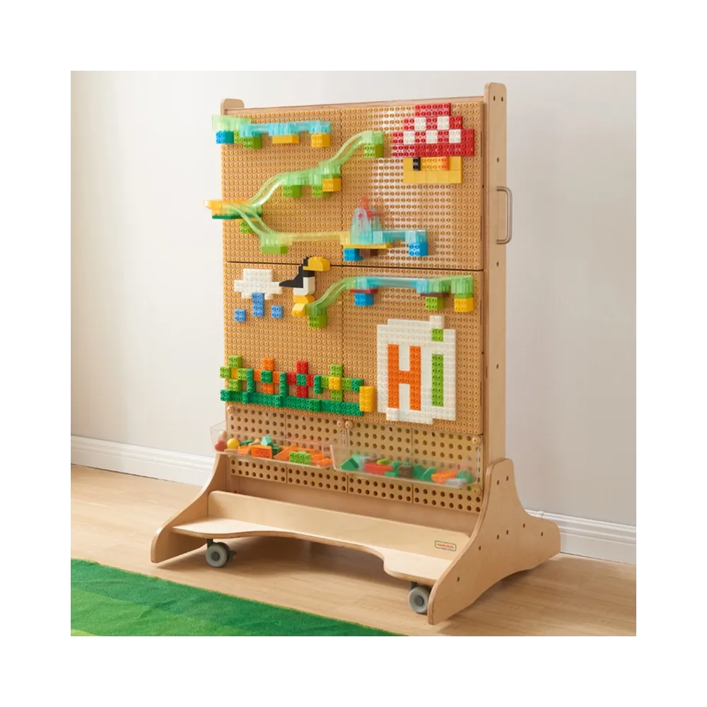 MASTERKIDZ Drewniana Tablica STEM Wolnostojąca