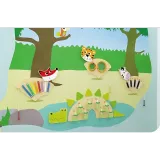 CLASSIC WORLD EDU Muzyczna Tablica Ścienna ZEBRA