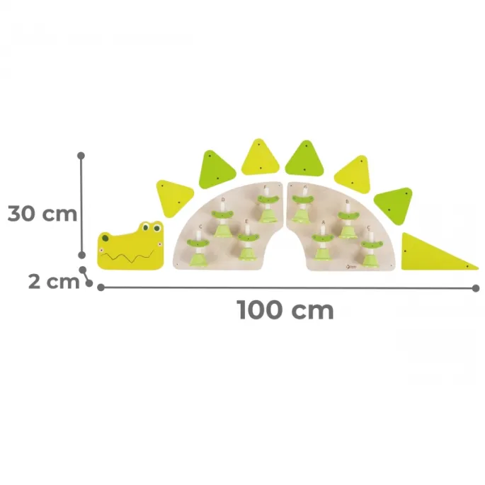 Ekologiczna zabawka muzyczna z bezpiecznych materiałów.