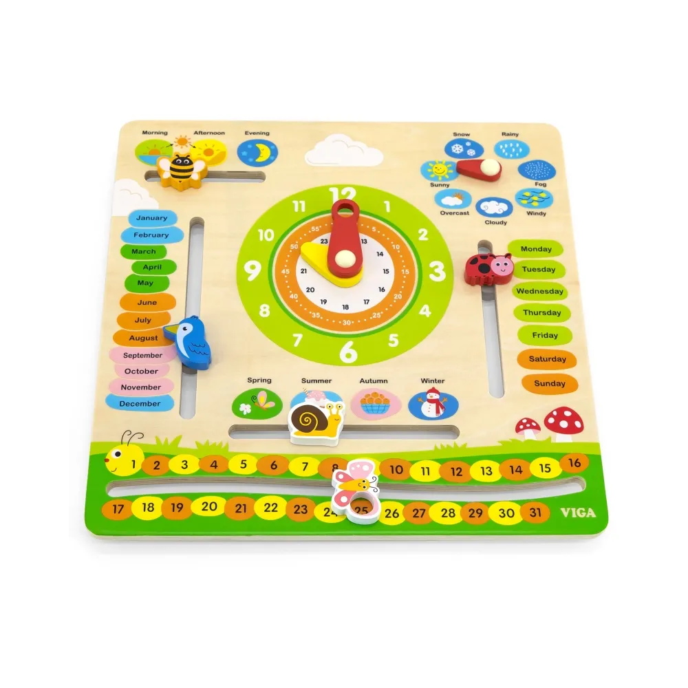 VIGA Kalendarz Edukacyjny Nauka Jezyka Angielskiego