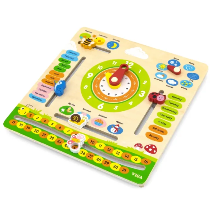 Funkcjonalny kalendarz edukacyjny na biurko