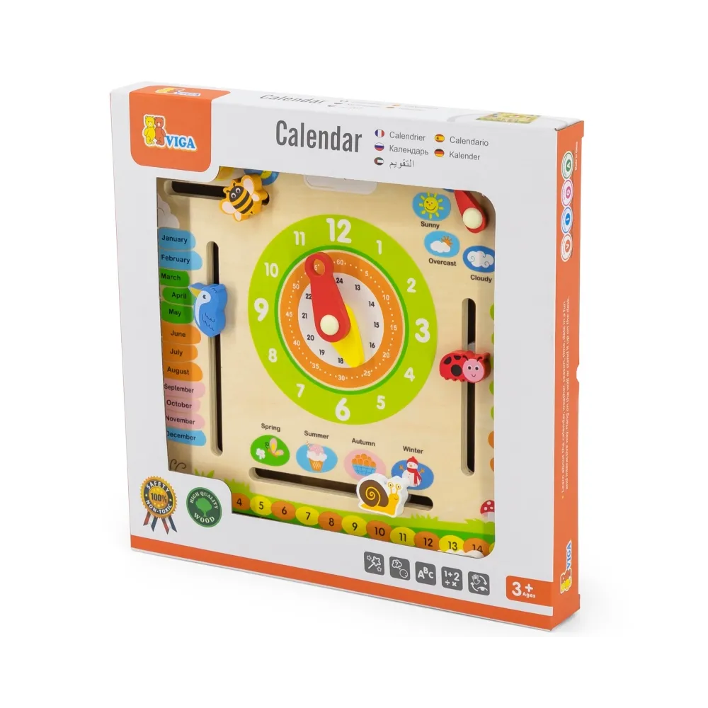 VIGA Kalendarz Edukacyjny Nauka Jezyka Angielskiego