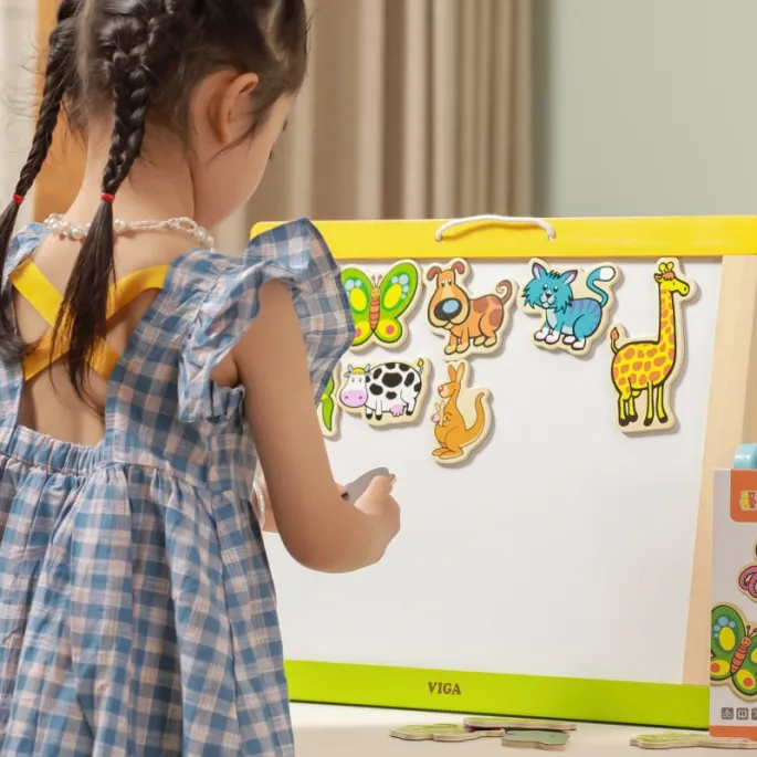 Kolorowe magnesy na lodówkę w kształcie zwierząt