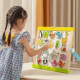 VIGA Drewniane Magnesy Zwierzęta zestaw 20 elementów