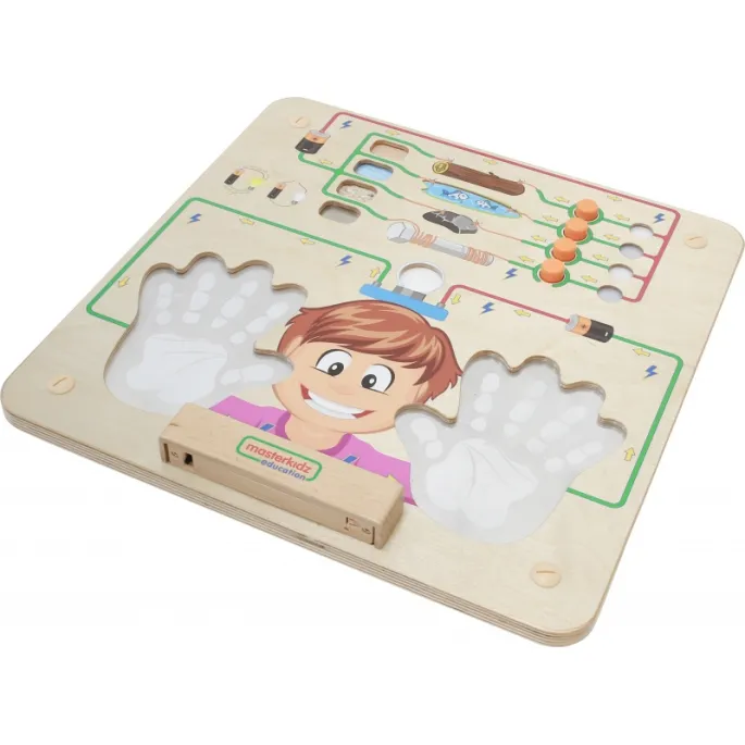 Kolorowy zestaw edukacyjny z wymiennymi tablicami motorycznymi