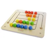 Tablice Montessori do nauki emocji, liczenia i zręczności w formie pociągu