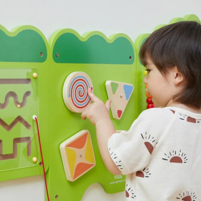 Zestaw edukacyjny krokodyl VIGA do rozwoju umiejętności