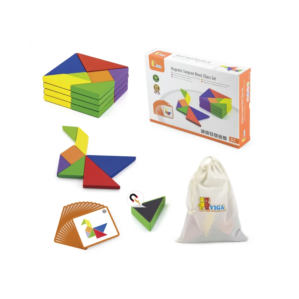 Kolorowe klocki do układania obrazków