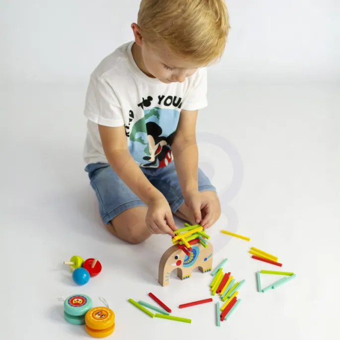 Kolorowe patyczki i bączki w zestawie TOOKY TOY