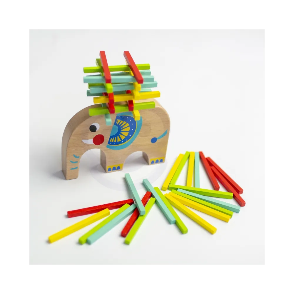 TOOKY TOY Zestaw Gier Zręcznościowych Bierki Bączek JoJo Słonik 46 el.