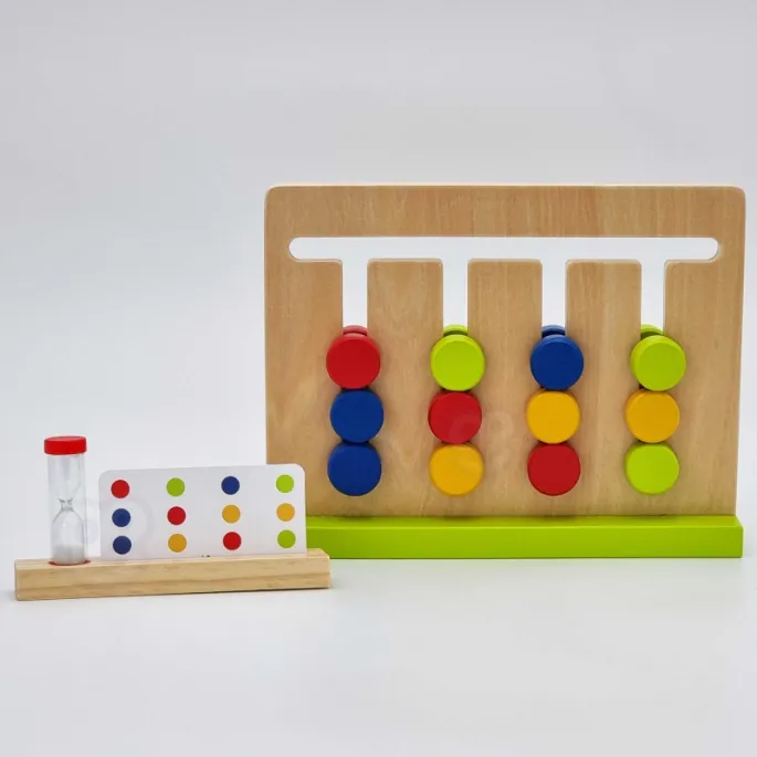 Edukacyjna gra rozwijająca zdolności manualne dzieci.