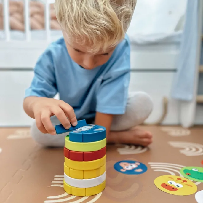 Klocki zwierząt rozwijające umiejętności manualne