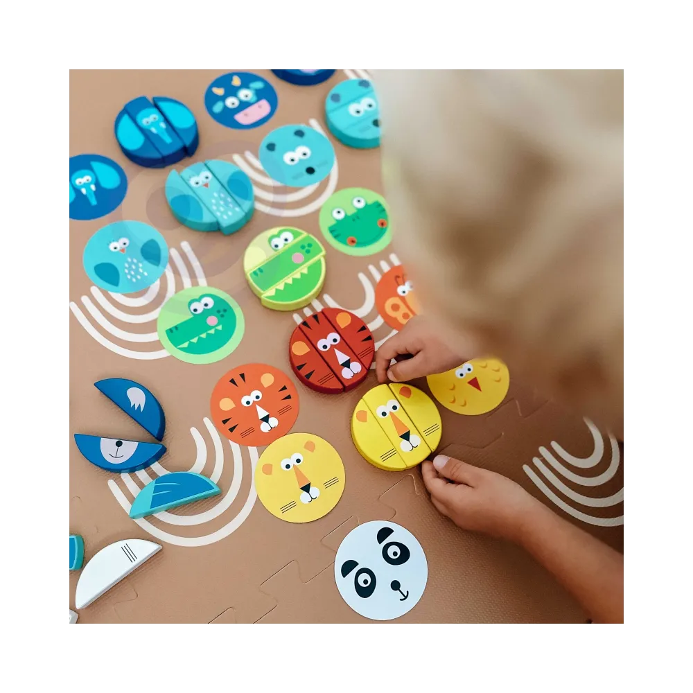 TOOKY TOY Gra Zręcznościowa Klocki Zwierzęta Certyfikat FSC