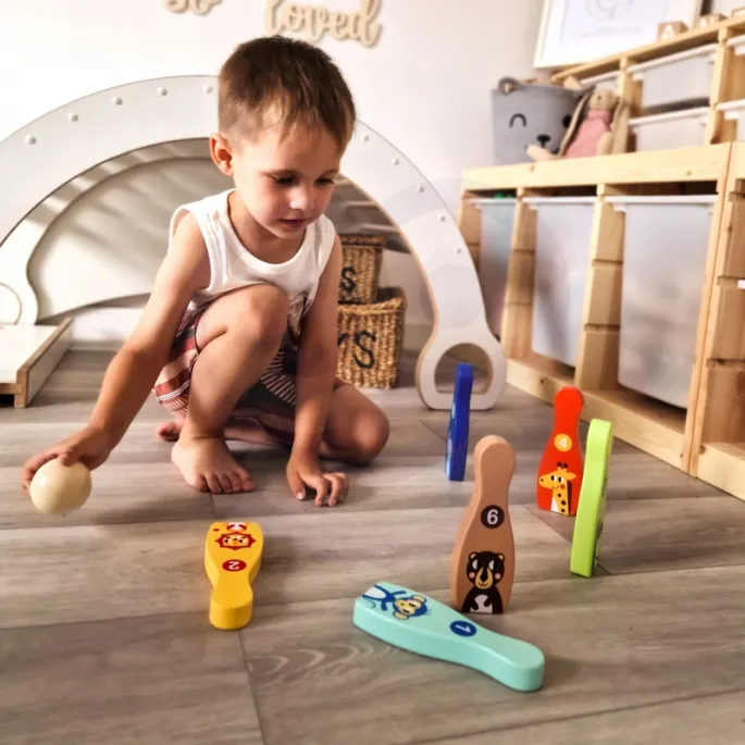 Wysokiej jakości kręgle do gry dla dzieci