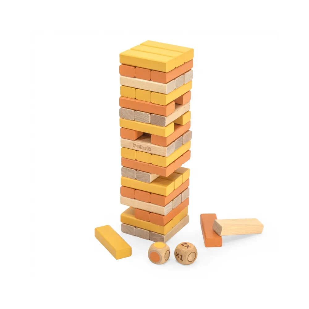 VIGA PolarB Drewniana Gra Wieża Układanka