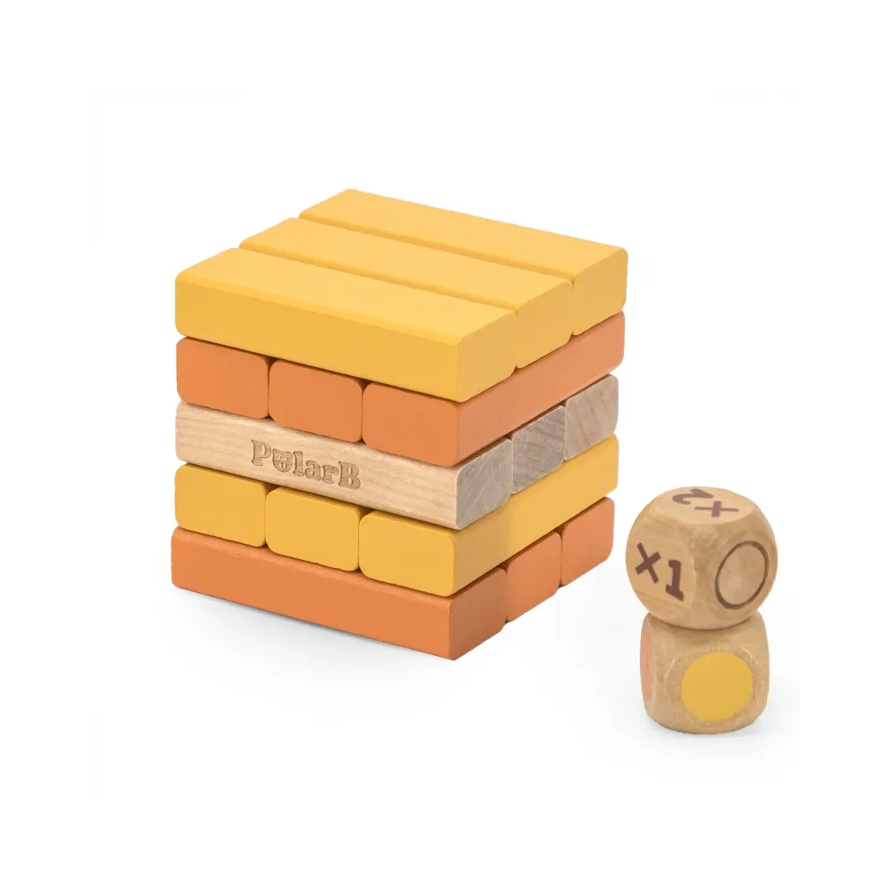 VIGA PolarB Drewniana Gra Wieża Układanka