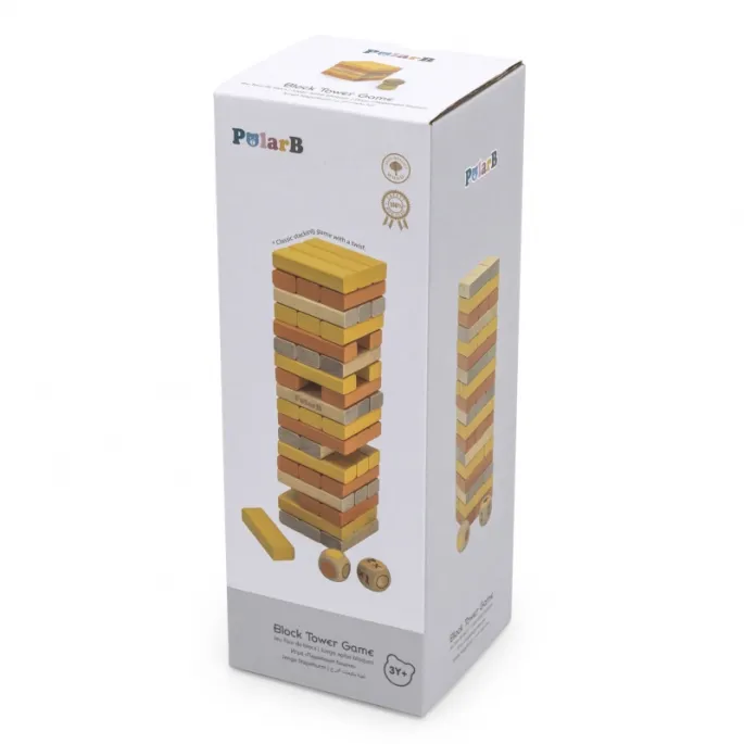 Gra z kostkami losującymi kolory klocków