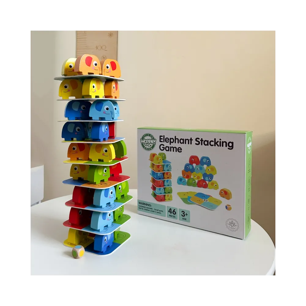 WOOPIE GREEN Słonik na Słoniku Gra Zręcznościowa FSC