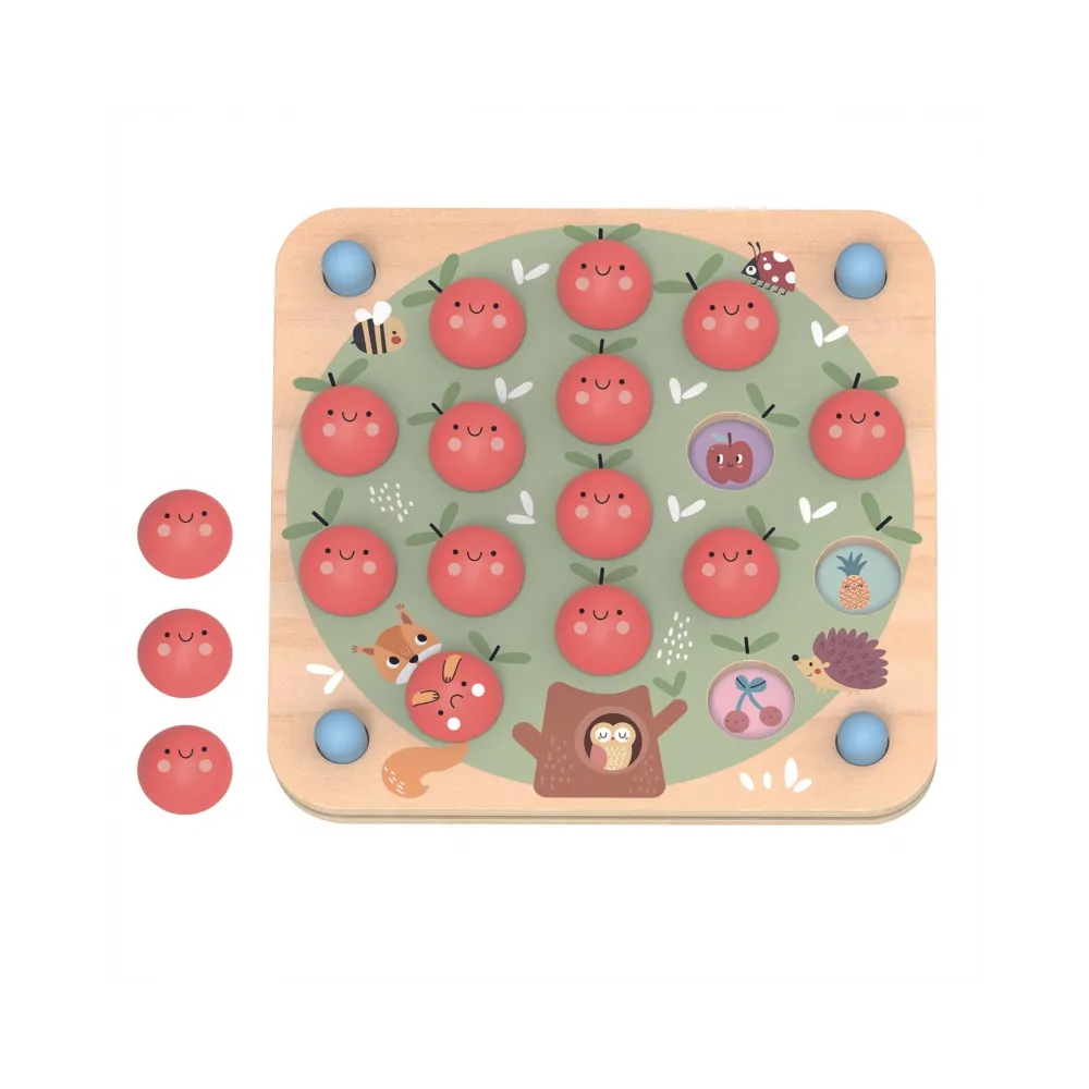 TOOKY TOY Memory Gra Pamięciowa Jabłuszka