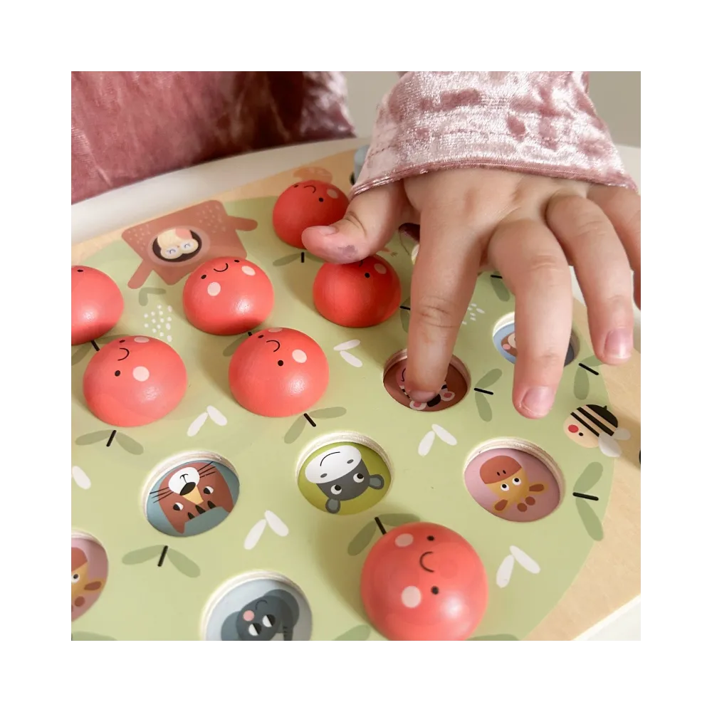 TOOKY TOY Memory Gra Pamięciowa Jabłuszka