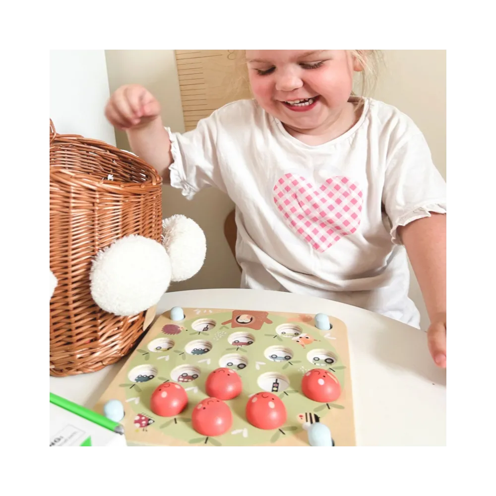 TOOKY TOY Memory Gra Pamięciowa Jabłuszka