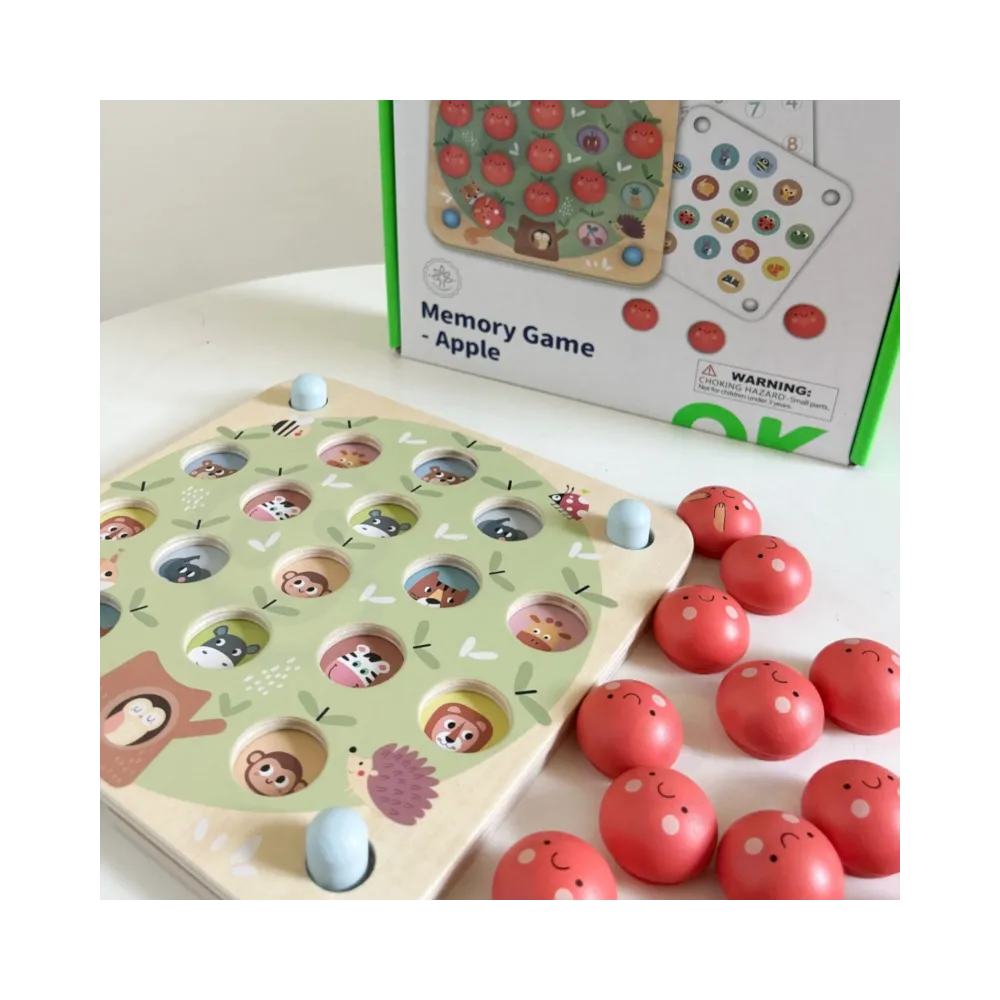TOOKY TOY Memory Gra Pamięciowa Jabłuszka