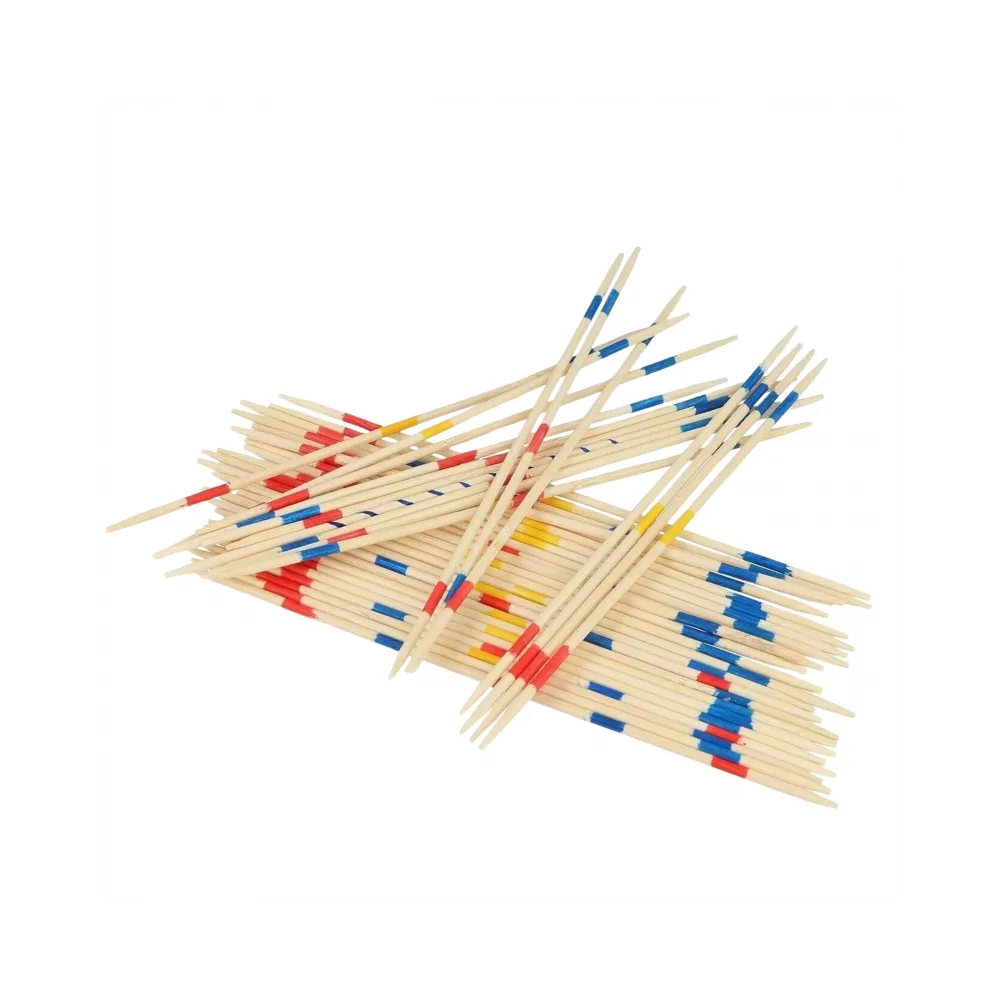 WOOPIE Drewniane Bierki Mikado w Pudełku 41 el.