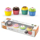 Urocze babeczki z drewna do zabawy