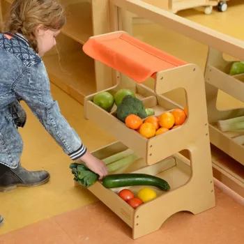 MASTERKIDZ Stoisko Targowe Drewniane Zabawa W Sklep