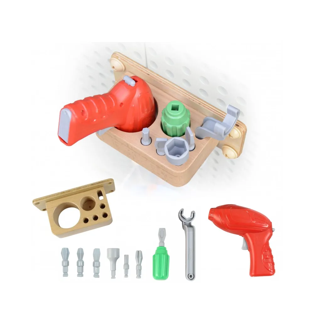 MASTERKIDZ Zestaw Narzędzia Z Wkrętarką 8 Elementów Do Tablicy Naukowo-Kreatywnej STEM