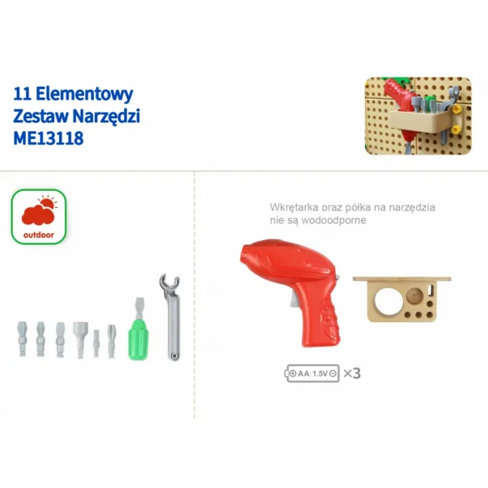 Śrubokręt z wymiennymi końcówkami dla małego majsterkowicza