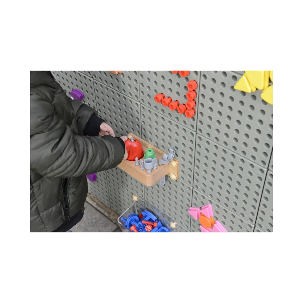 MASTERKIDZ Zestaw Narzędzia Z Wkrętarką 8 Elementów Do Tablicy Naukowo-Kreatywnej STEM