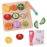 Bezpieczna zabawka dla dzieci z elementami na rzepy