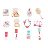 Ekskluzywna drewniana toaletka do zabawy w makijaż