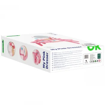 Wysokiej jakości różowa toaletka do zabawy dla dziewczynek