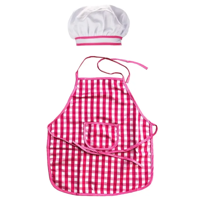 Zabawa w gotowanie z zestawem akcesoriów kuchennych dla dzieci.