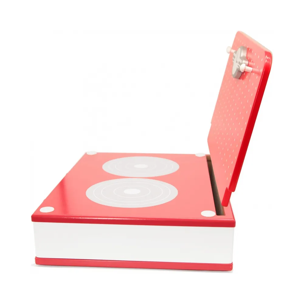 CLASSIC WORLD Drewniana Kuchnia 2w1 Grill + Kuchenka dla Dzieci 22el.