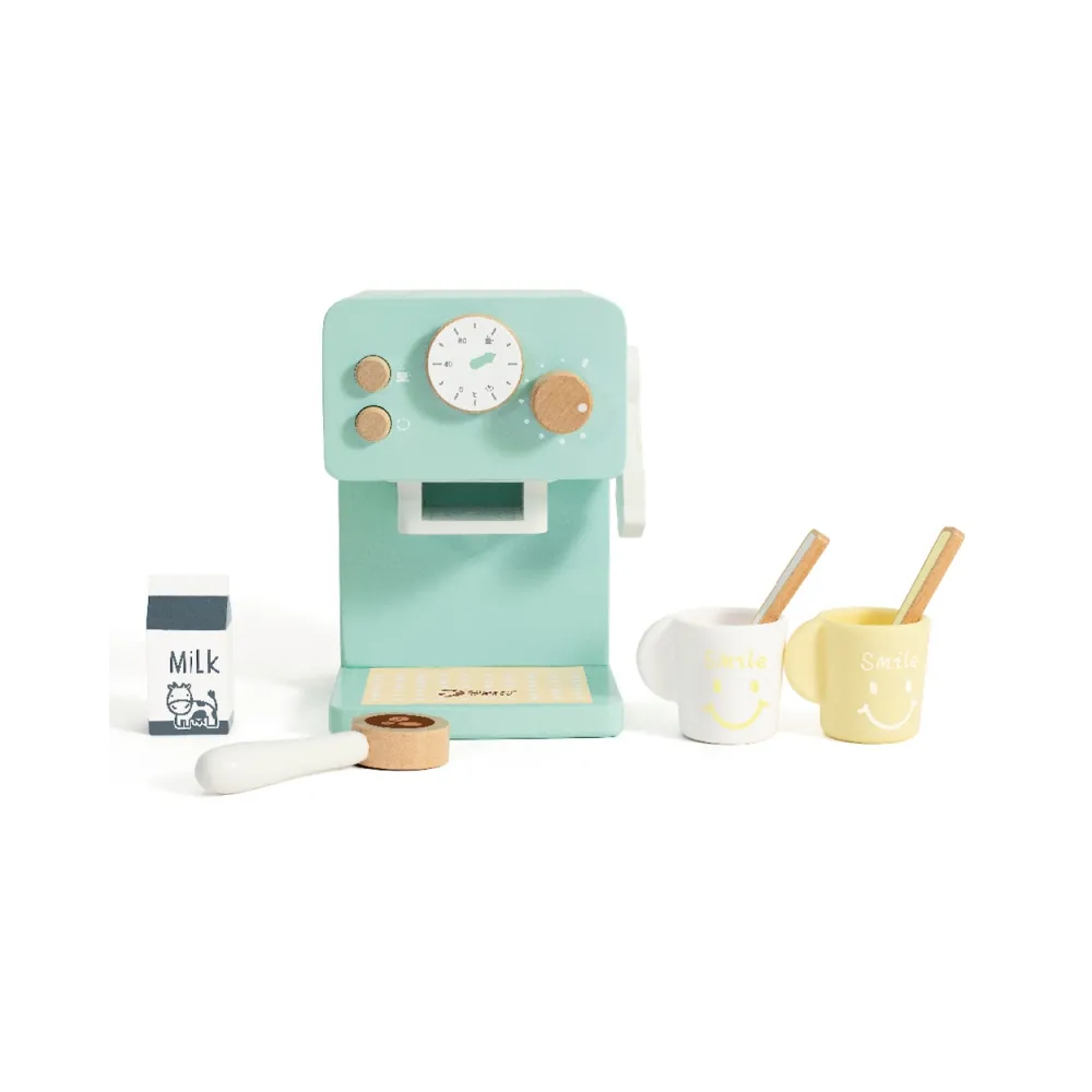 Zabawka dla małego baristy, ekspres do kawy