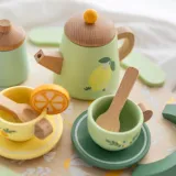 Bezpieczne drewno bez ostrych krawędzi w zestawie