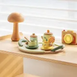 Elegancka taca z kwiatowymi wzorami w zestawie