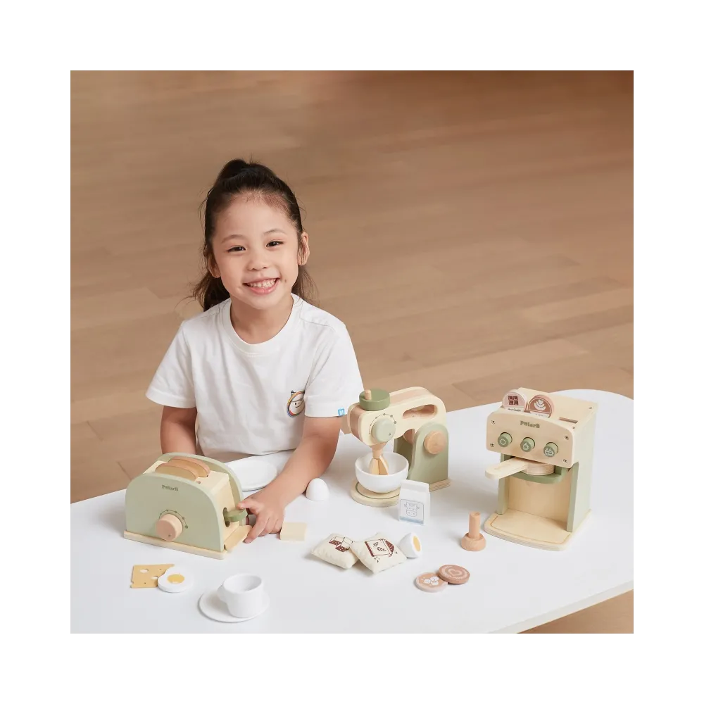 Drewniane zabawki kuchenne dla dzieci