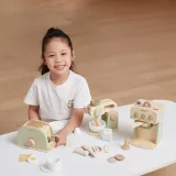 Drewniane zabawki kuchenne dla dzieci