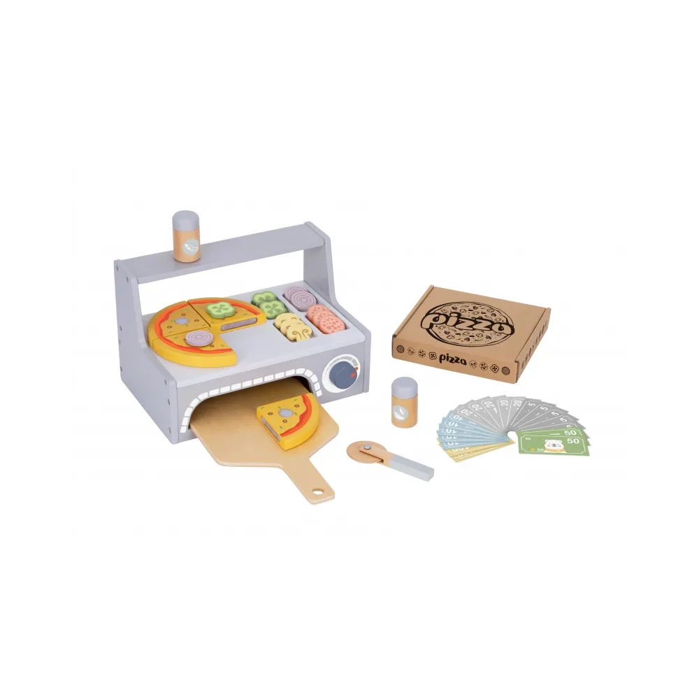 Drewniany piec do pizzy TookyToy dla małych kucharzy